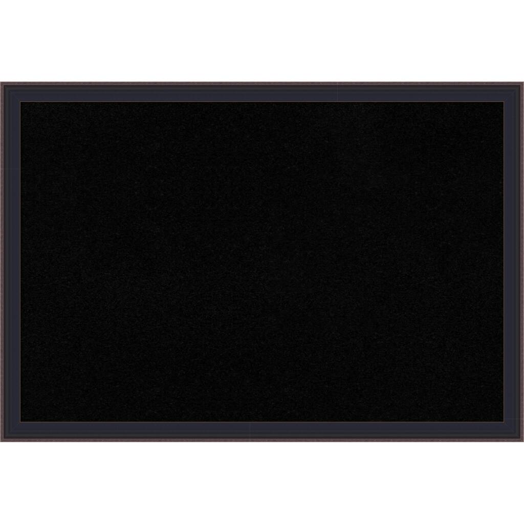 Havana Black Bronze Framed Cork Board - Bulletin Board, Organization Board, Pin Board