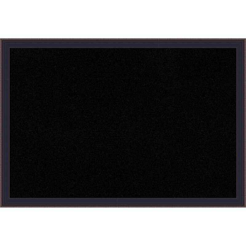 Havana Black Bronze Framed Cork Board - Bulletin Board, Organization Board, Pin Board