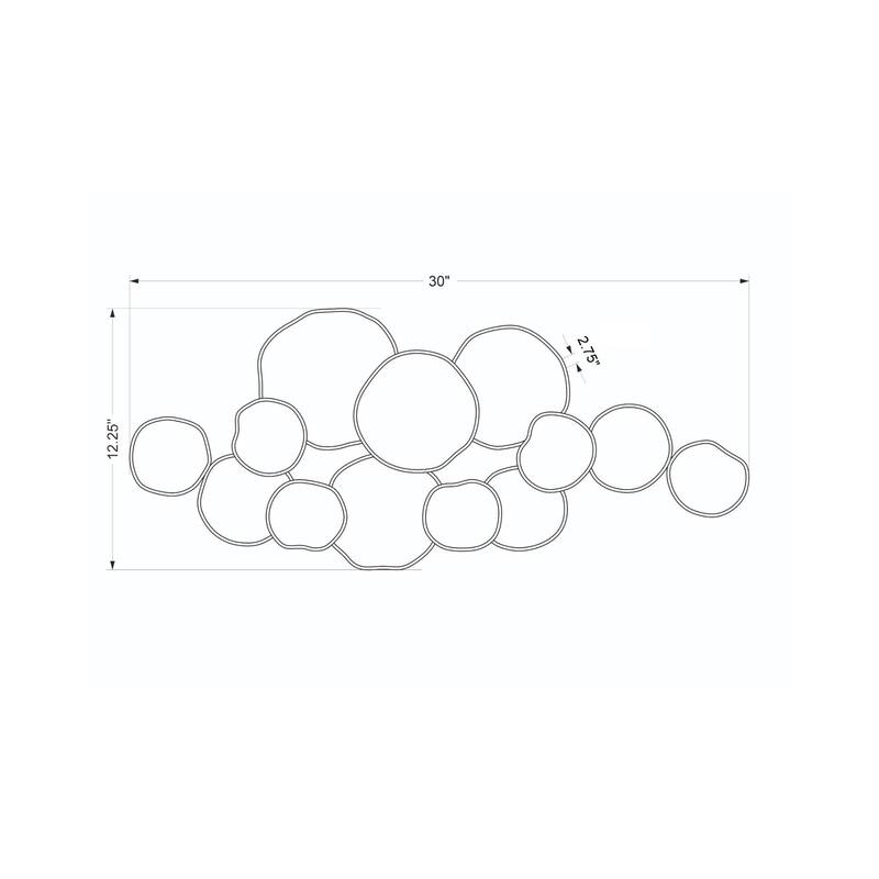 Livabliss Ersa Modern Wall Sculpture