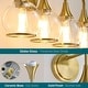 preview thumbnail 41 of 151, Modern Vanity Lights Dimmable Bathroom Light Fixtures with Glass Shade