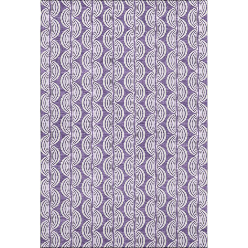 Premium Washable Super Soft Transitional Scallop Mayfield Rug