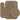 3 pc Solid Taupe/Tan Color Bathroom Rug Set,20" x 20" - Natural/Diamond - 2' x 3' Oval