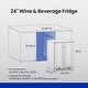 preview thumbnail 7 of 9, Yeego 24 inch Built-In French Door Dual Zone 20 Bottle Wine Refrigerator 60 Can Beverage Center - 24 inch