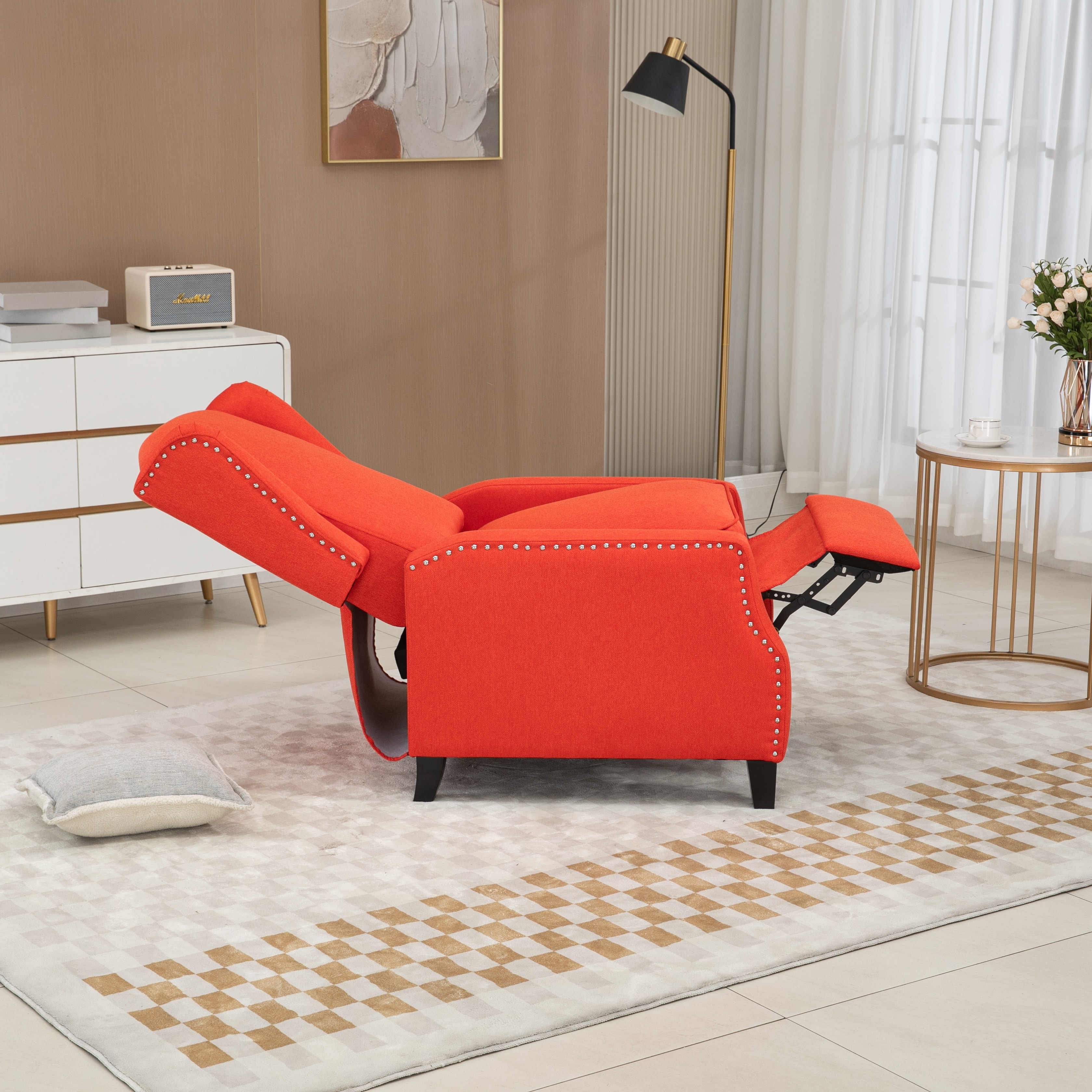 Red sleeper chair sales