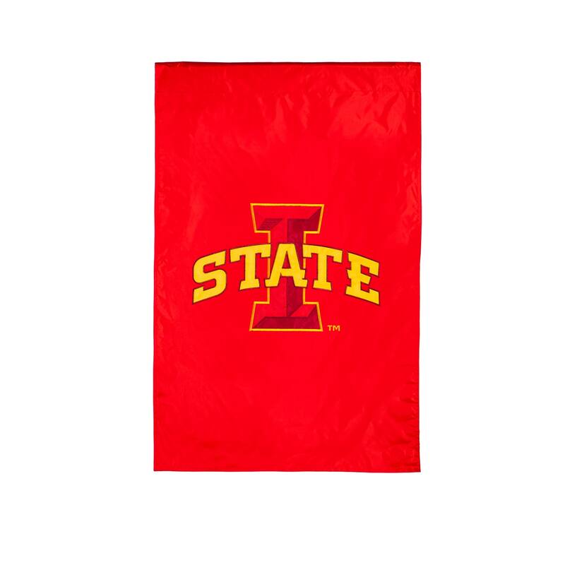 Applique Flag, House Size, Iowa State University