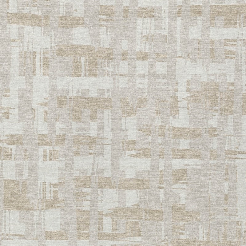 HomeRoots Striped Transitional Rectangle Outdoor Rug