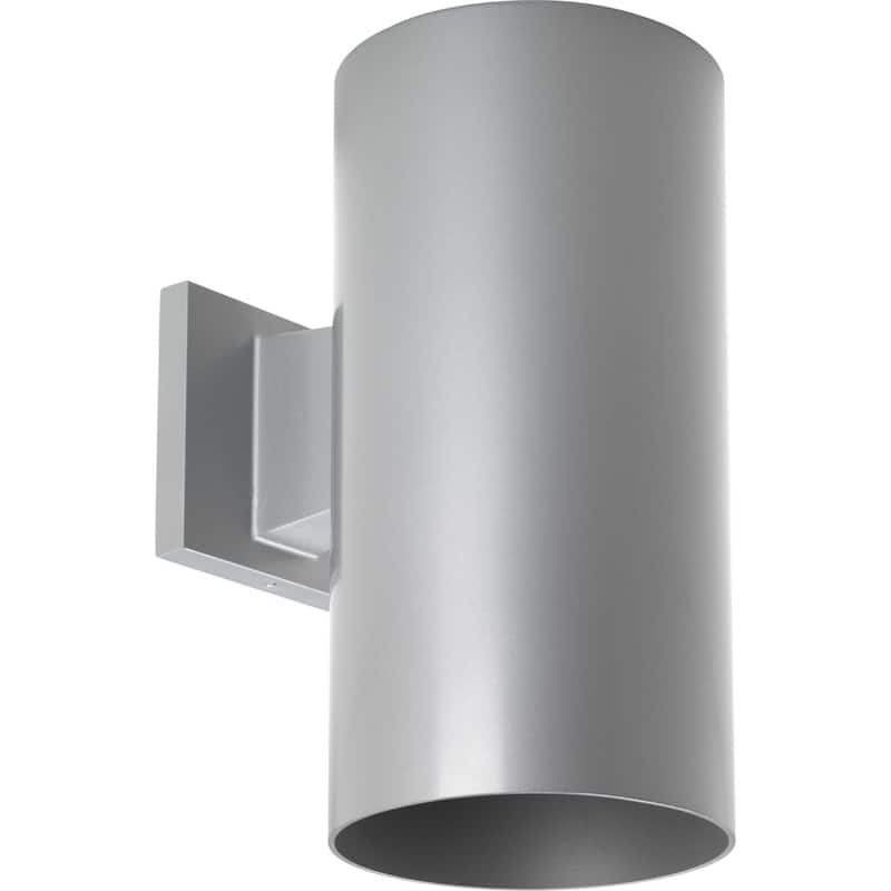 Progress Lighting Cylinder 12" Tall LED Outdoor Wall Sconce - Metallic Gray