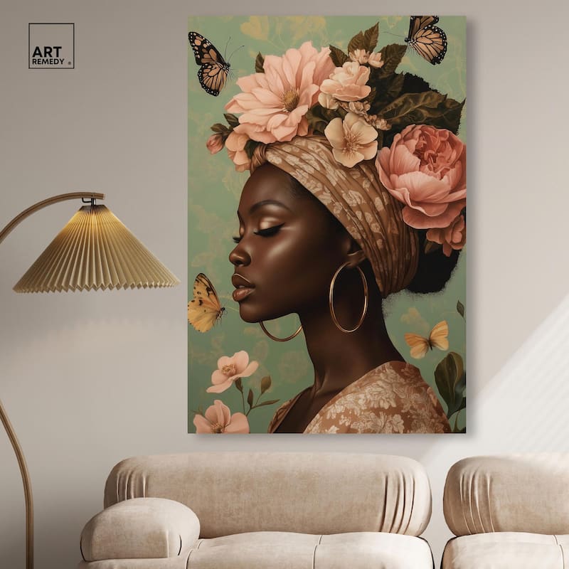 Dream Butterfly Passion Canvas by Art Remedy, Gallery Wrapped