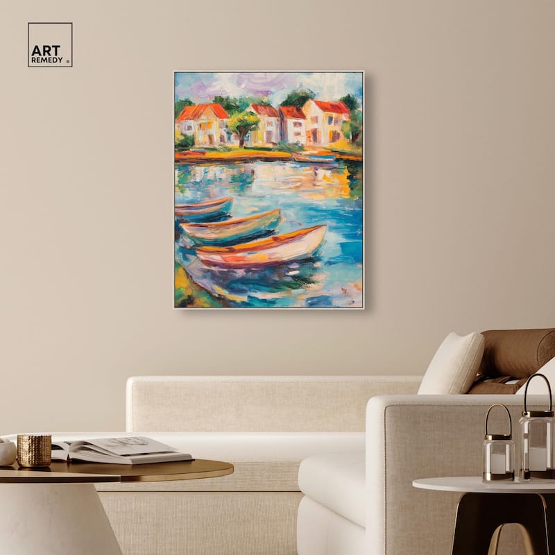 Bayside Calm II Canvas by Art Remedy