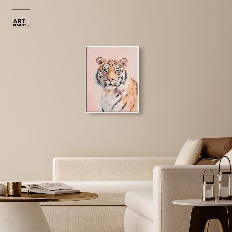 Quiet Tiger Canvas by Art Remedy