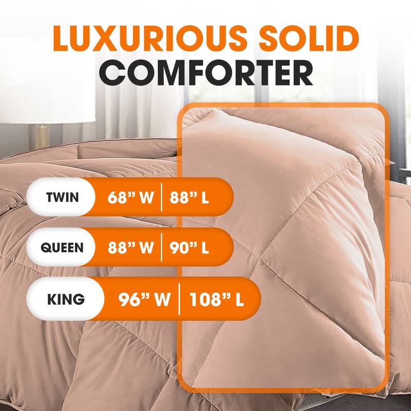 Cheer Collection All Season Down Alternative Hypoallergenic Comforter