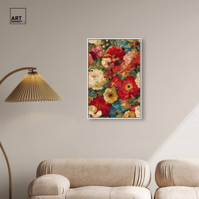 Garden Tapestries II Canvas by Art Remedy