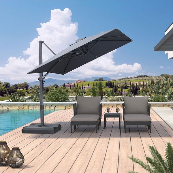 9 white patio umbrella 9' Sunbrella Scallop Base Fringe Market Patio Umbrella with Crank Lift -  White Pole