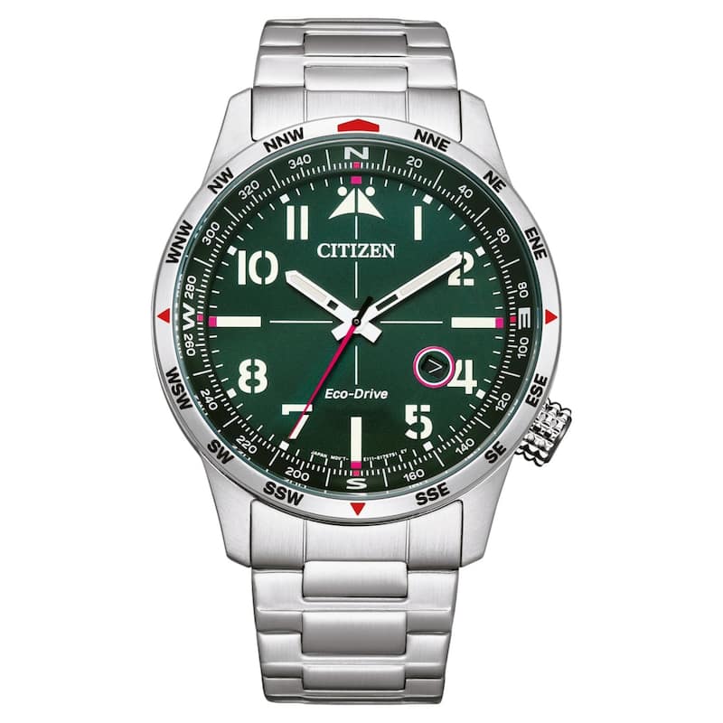 Citizen Men's Weekender Green Dial Watch - BM7551-50X - 6 (36)