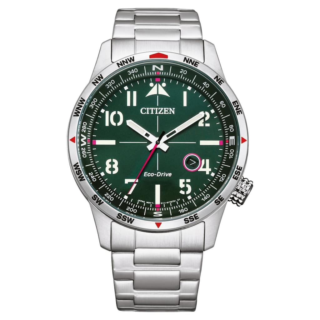 Citizen Men's Weekender Green Dial Watch - BM7551-50X - 6 (36)