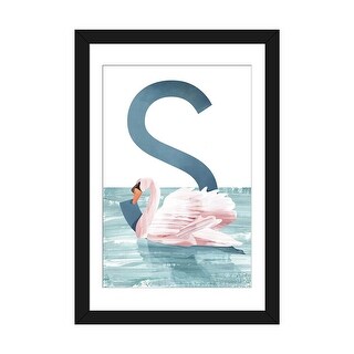 iCanvas "S - Swan" by Goed Blauw - Bed Bath & Beyond - 37448646