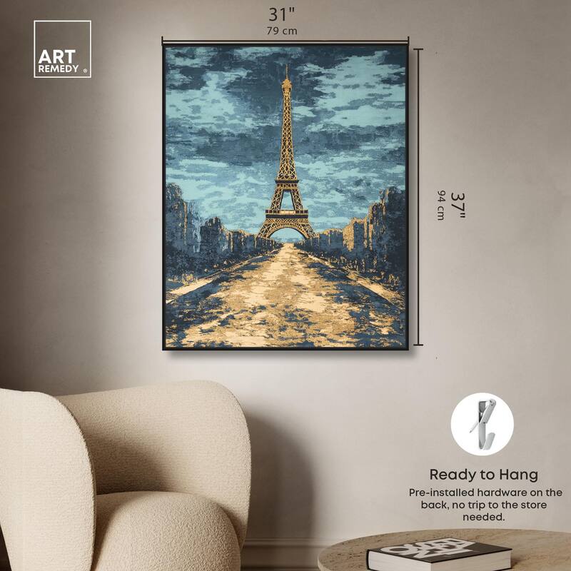Textured Paris Embroidery Canvas by Art Remedy