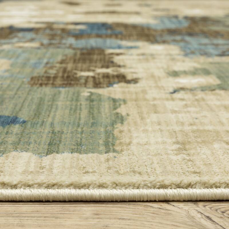 Style Haven Raphael Abstract Beige/ Multi Mixed Pile Area Rug