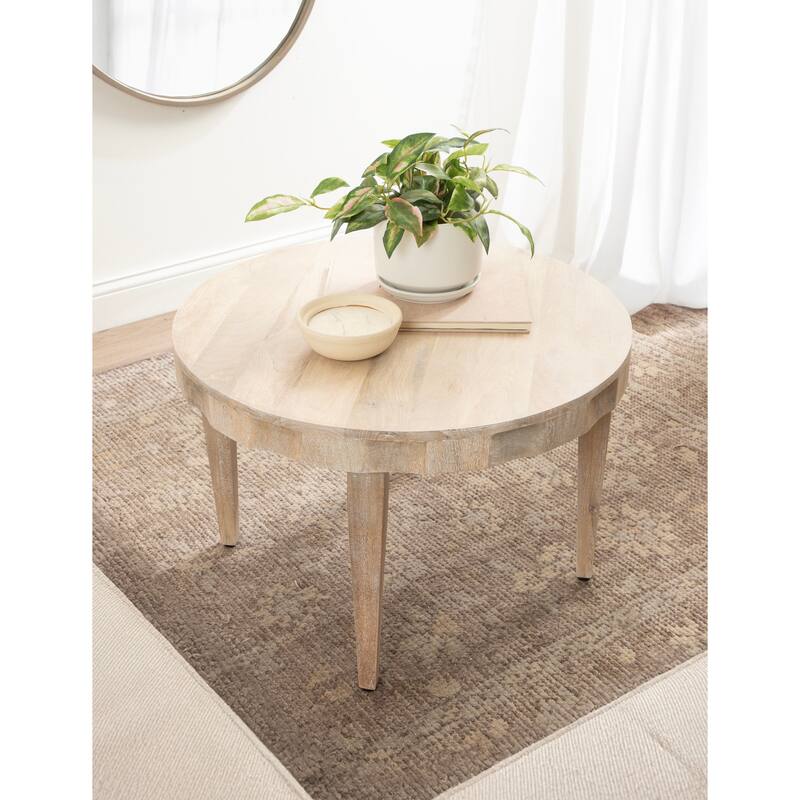 Kate and Laurel Fairhaven Wood Coffee Table - 28x28x18