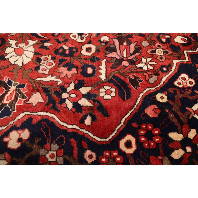 ECARPETGALLERY Hand-knotted Kayseri Vintage Red Wool Rug - 6'11 x 10'8