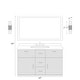 preview thumbnail 14 of 15, Modern Glam Luxury Gold 2-Light Dimmable Wall Sconce Art Glass Bathroom Vanity for Hallway - 4.7" W x 5.9" D x 17.5" H
