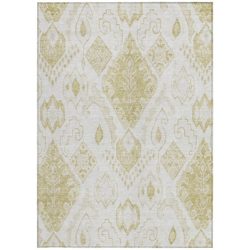 HomeRoots Moroccan Transitional Rectangle Outdoor Rug