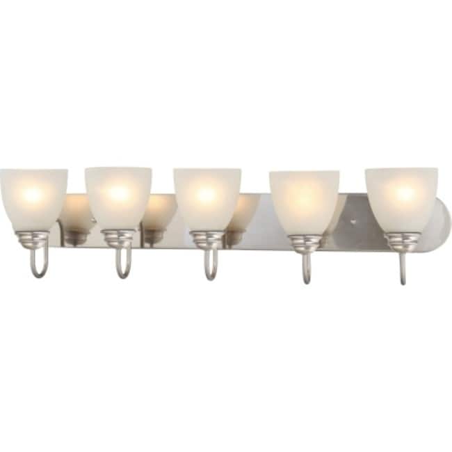 Volume Lighting Mari 5 Light 36" Wide Bathroom Vanity Light - Brushed Nickel