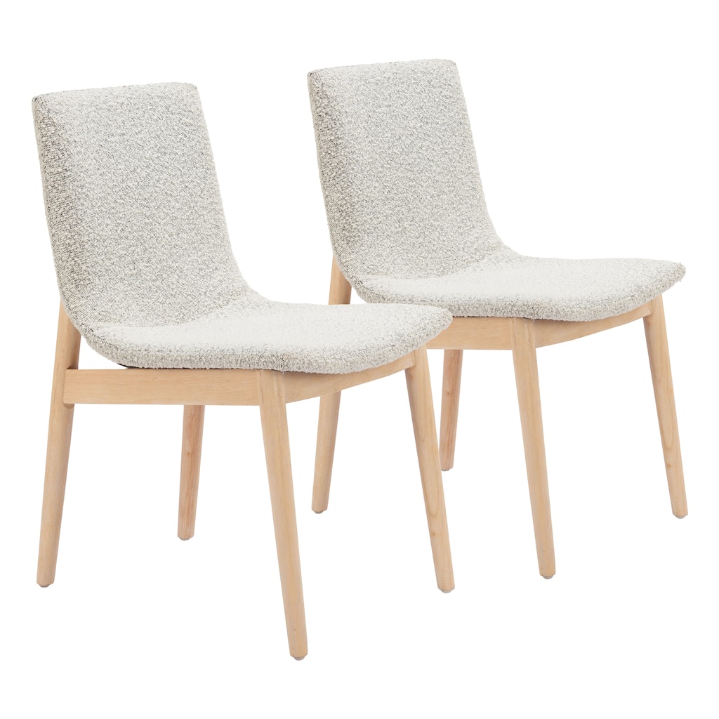 Raha Dining Chair Gray & Whitewashed - Gray/Whitewashed