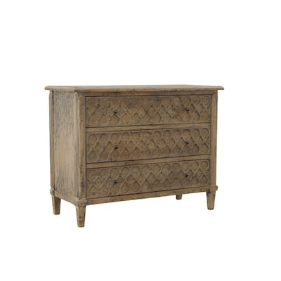Roseville 3-Drawer Storage Wood Chest