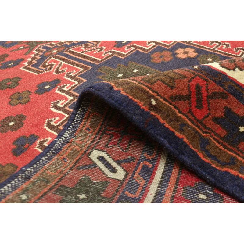 ECARPETGALLERY Hand-knotted Andelz Red Wool Rug - 3'2 x 5'0