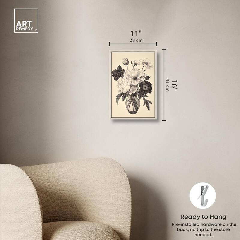 Antique Aria Canvas by Art Remedy