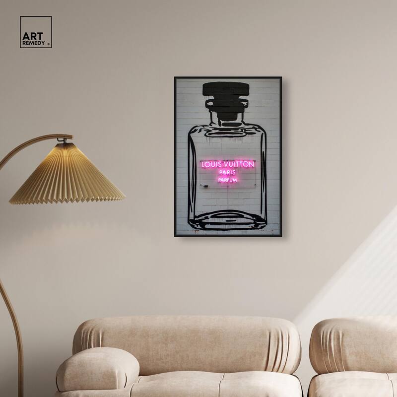 Parisian Parfum Pop Canvas by Art Remedy