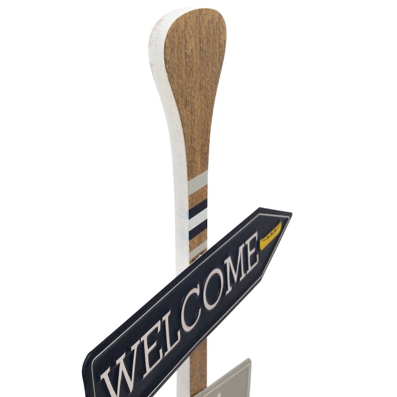 Welcome To The Lake Paddle Wall Sign - 31.5"
