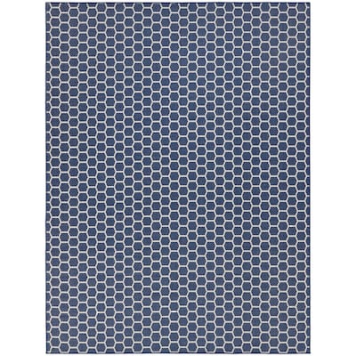 Nourison Reversible Indoor Outdoor Indoor/Outdoor Geometric Area Rug