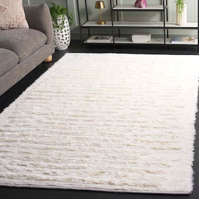 SAFAVIEH Handmade Casablanca Yanushka Shag Wool 1.8-inch Rug