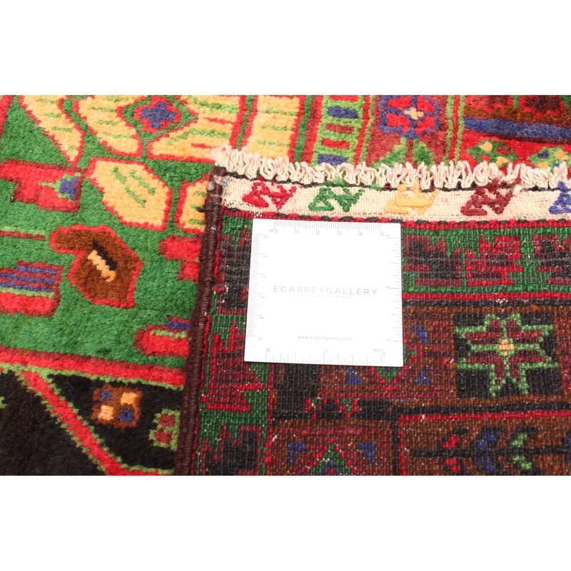 ECARPETGALLERY Hand-knotted Teimani Black Wool Rug - 3'2 x 4'9