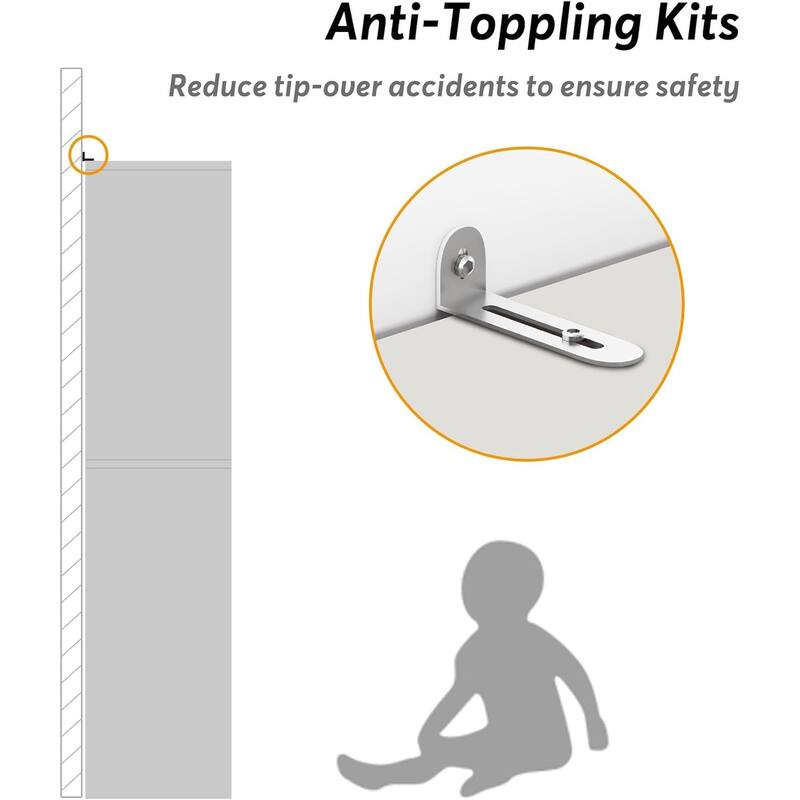 Large Bookcase, Open Display Shelf, Storage Cabinet Organizer Bookshelf for Living Room, Home Office, Library, Bedroom