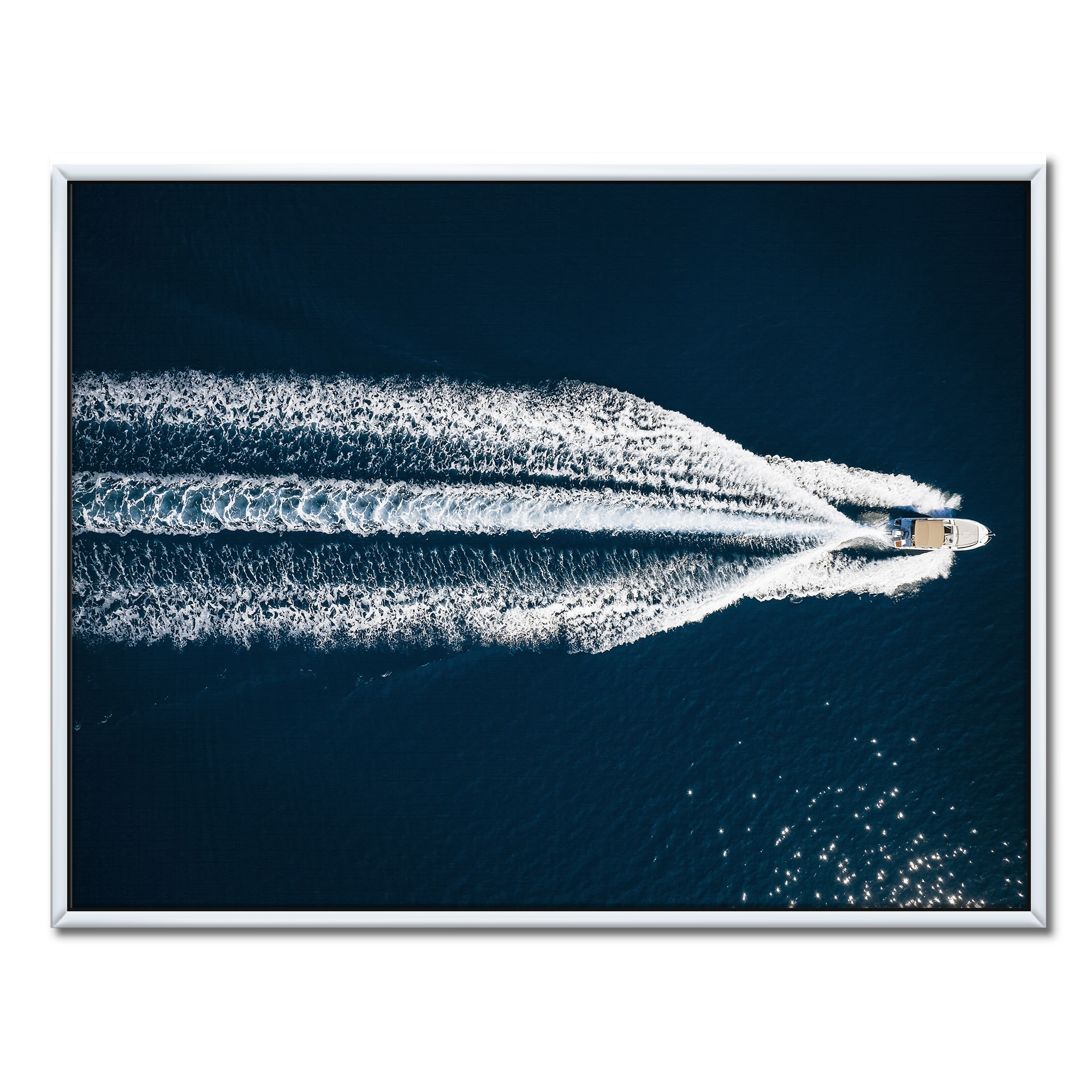 Speed Boat #1 Wood Print by CSA Images - Fine Art America