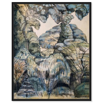 Trees in Bird Garden 1913 Canvas by Art Remedy