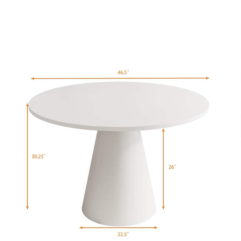Retro Round Dining Table for Living Room,Dining Room