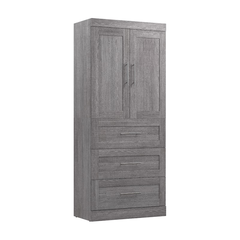 Pur 36W Wardrobe with Drawers by Bestar