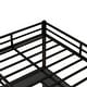 preview thumbnail 13 of 12, Full Metal Loft Bed with Desk and Shelves, Loft Bed with Ladder and Guardrails, Loft Bed Frame for Bedroom