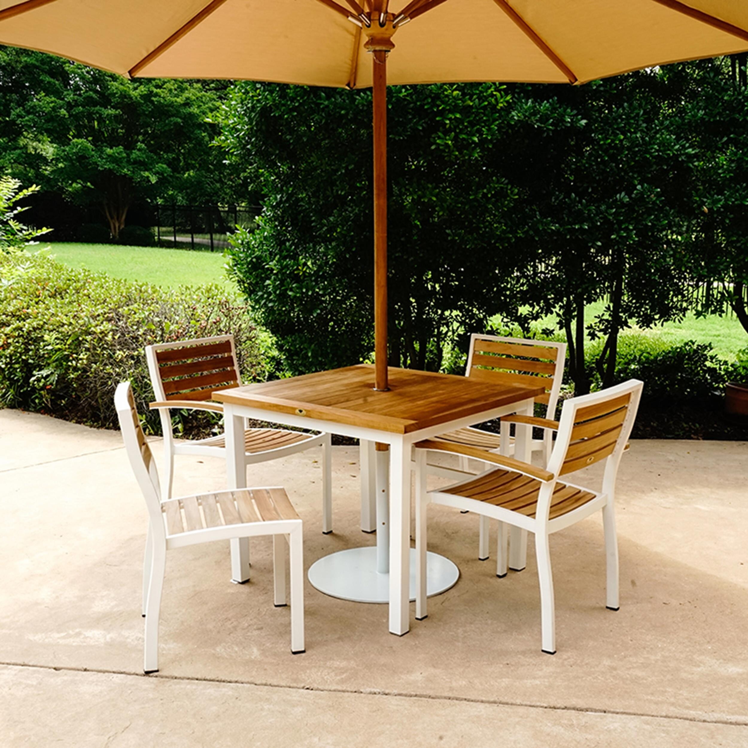 Armless patio shop dining chairs