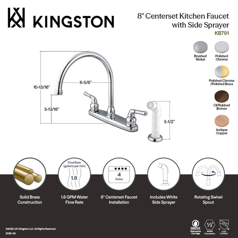 Magellan 8 in. Centerset Kitchen Faucet