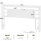 preview thumbnail 52 of 82, Headboards with Storage Shelves, Head Board with Power Outlet and LED Light for Bed Frame