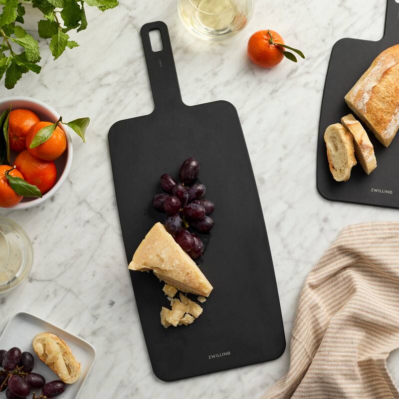 ZWILLING Plant Fiber Cutting Board with Handle - Slate