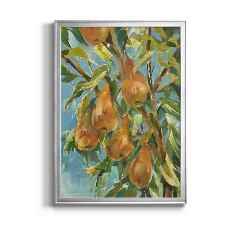 IN A PEAR TREE Premium Framed Canvas - Ready to Hang - Silver - 22X30