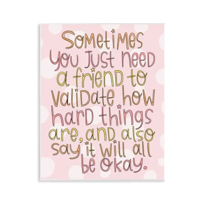 Stupell Comforting Friendship Quote Wall Plaque Art Design By Mandy Ford Art + Illustration
