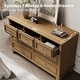 preview thumbnail 19 of 26, 7 Drawer Dresser, Wooden Chest of Drawers with Deep Drawers, 47 in Long Dressers TV Stand