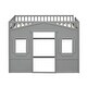preview thumbnail 26 of 26, Twin Size Loft Bed with Ladder and Solid Pine Wood Frame